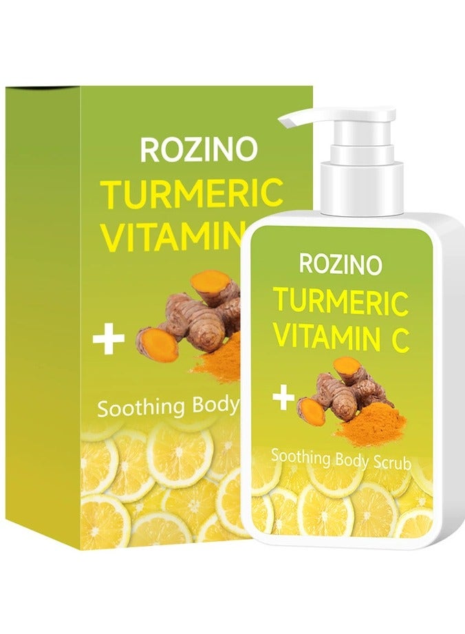 Turmeric VC body scrub 150g full body exfoliating whitening moisturizing hydrating scrub