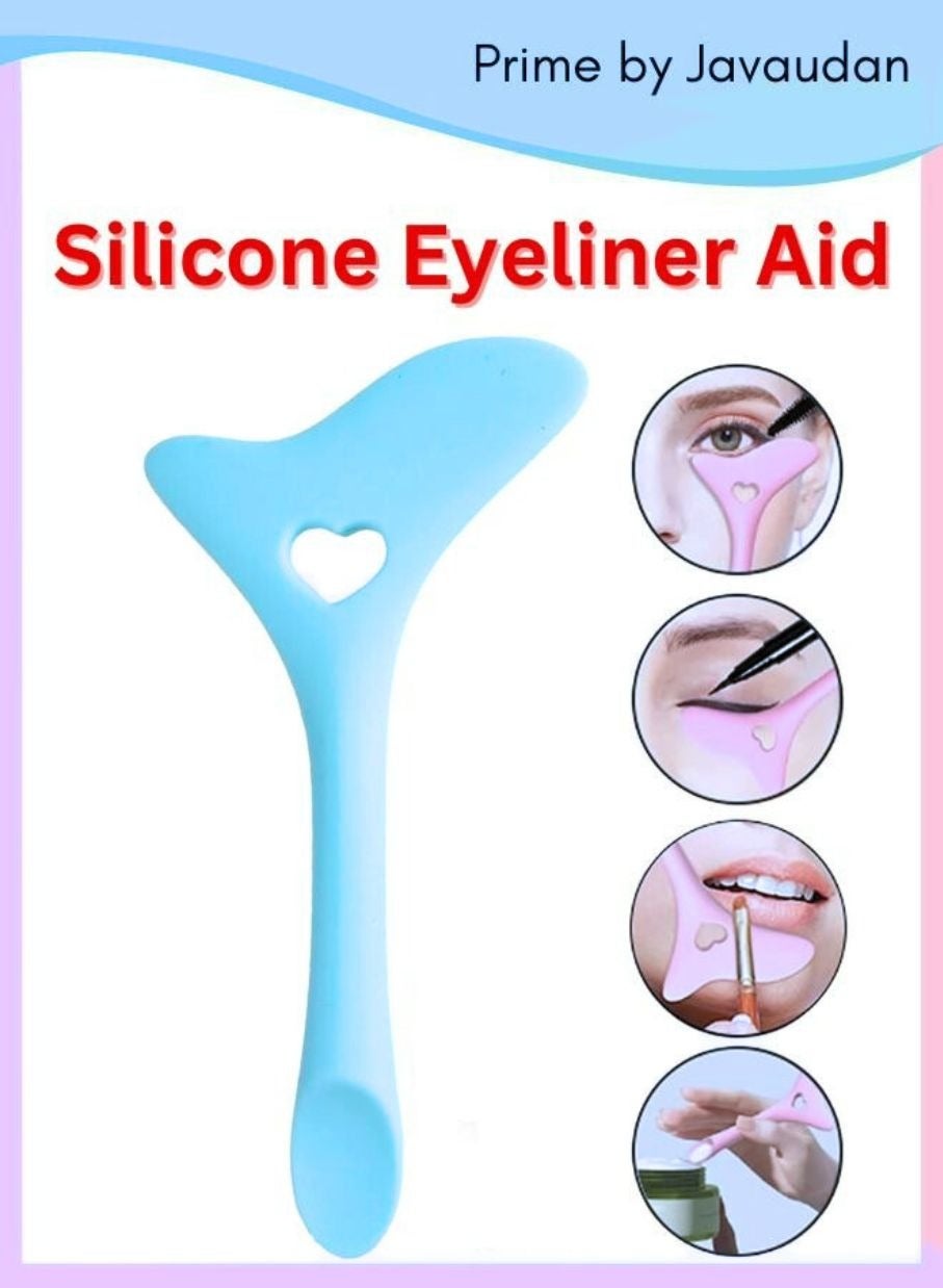 Eyeliner Stencils Wing Tips Silicone Eyeliner Aid Marscara Drawing Aid Lipstick Wearing Aid Face Cream Mask Applicator Easy Makeup Tool