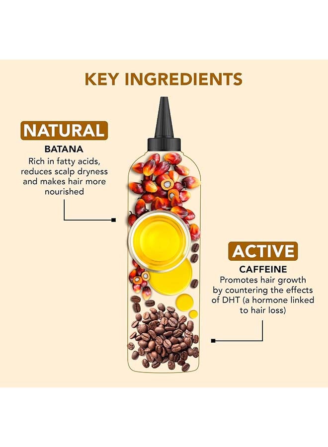 Batana And Caffeine Hair Oil, 198Ml, Revitalizing And Strengthening Hair Treatment For Fuller, Healthier Looking Hair, Paraben-Free, Suitable For All Hair Types - image 3