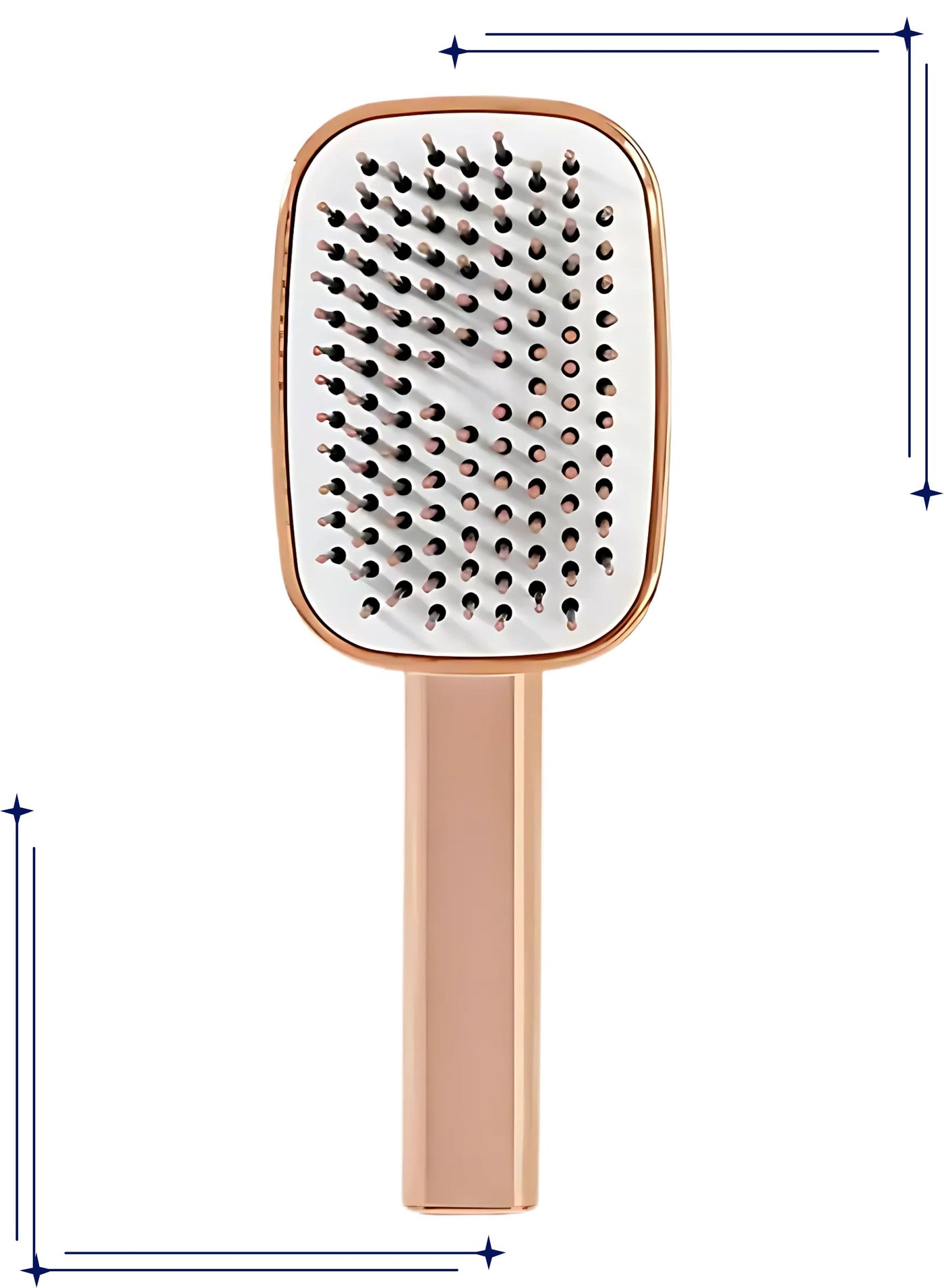 Hairbrush Self Cleaning Hair Dryer Brush for All Hair Types Portable Hair Comb