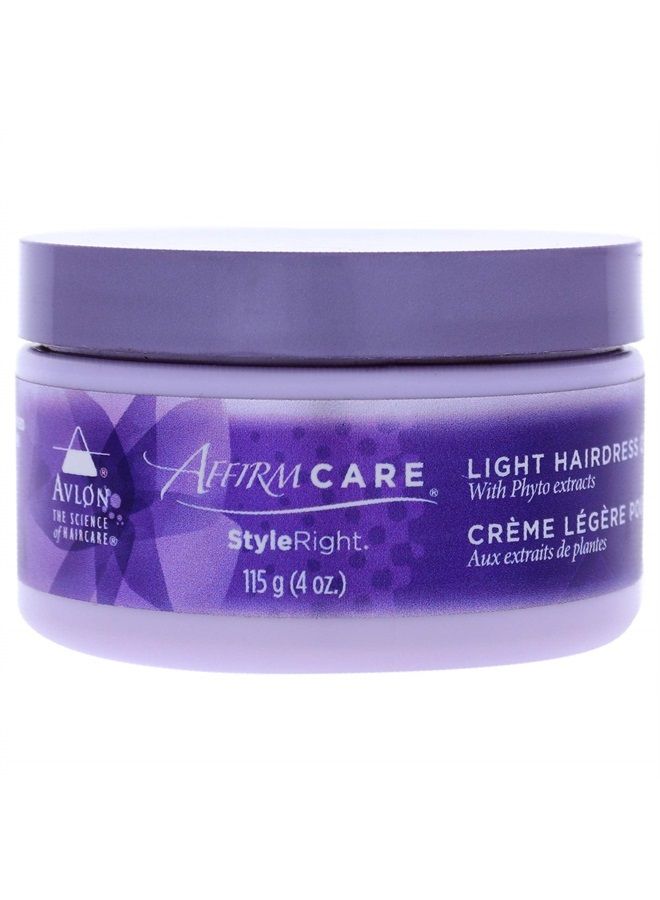 Avalon Affirm StyleRight Light Hairdress Creme Unisex 4 oz