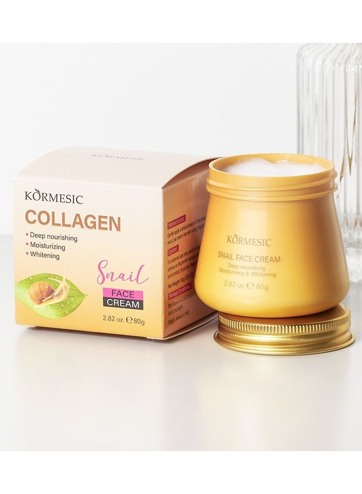 Snail Cream - 80g Repairing & Hydrating Face Cream