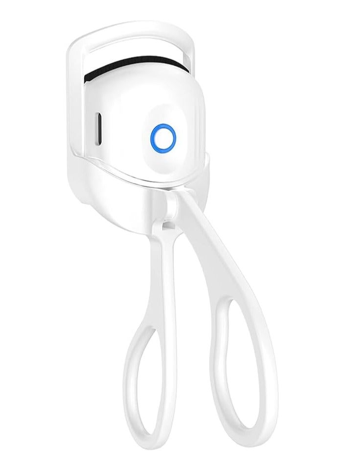 Heated Electric Rechargeable Eyelash Curler With Silicone Heating Pads