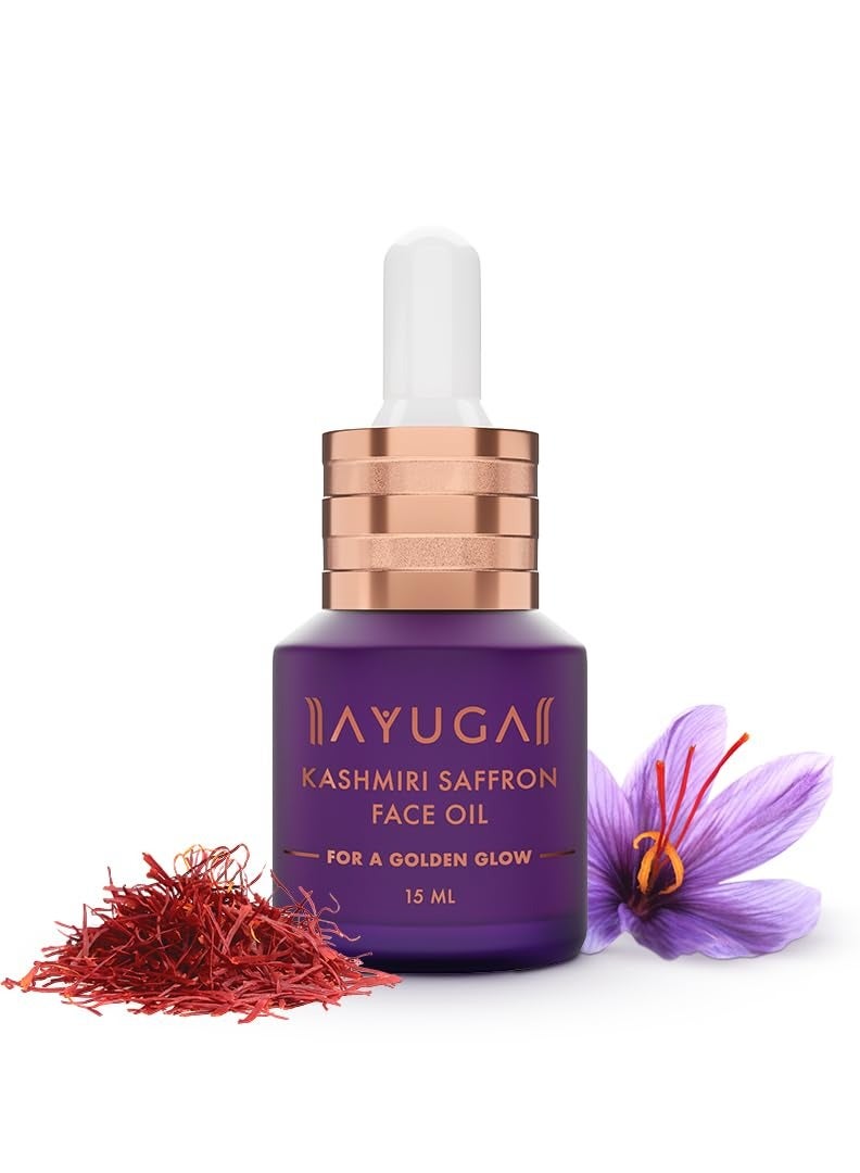 Ayuga Kashmiri Saffron Face Oil with Jasmine 15 mL