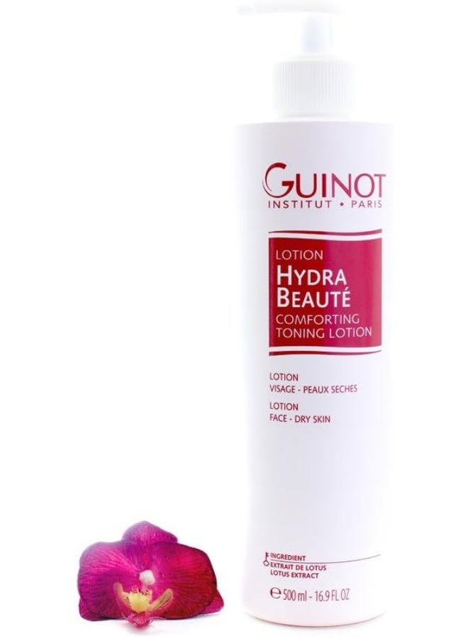 Guinot Lotion Hydra Beaute, comforting toning lotion, 500 ml pump, salon size