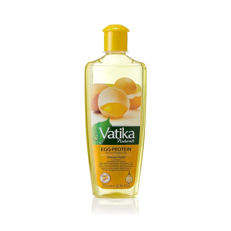 Vatika Naturals Multivitamin Hair Oil - Elevate Your Hair Care Ritual with the Power of Nature - Enhances, Conditions, & Strengthens for Luxuriously Healthy Locks - Enriched with Egg Protein (300 ML)