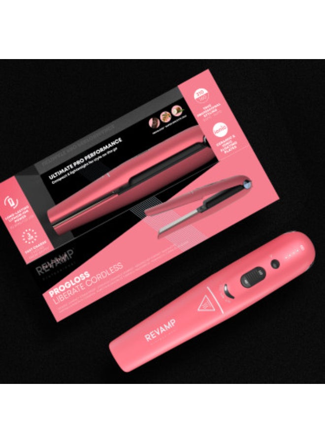 Liberate Cordless Compact Hair - Straightener - Pink - image 7
