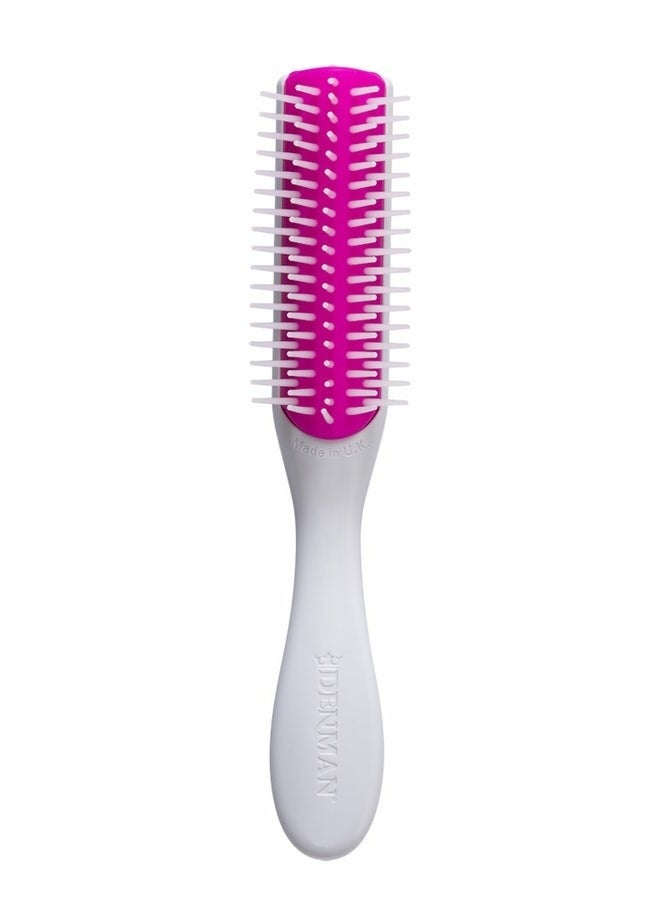 Denman D14 5-Row Mini Styling Brush – Curl Enhancer & Blow-Dry Tool for Hair, Wet Styling, and Frizz Control | Kyoto Cherry Blossom Edition