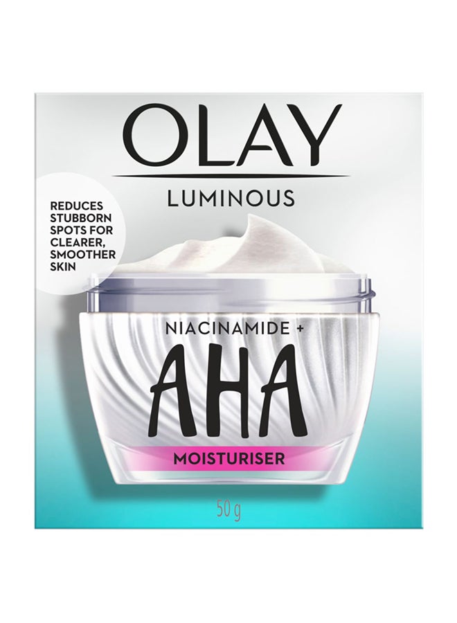 Luminous Niacinamide Plus AHA Face Cream Moisturizer 50g