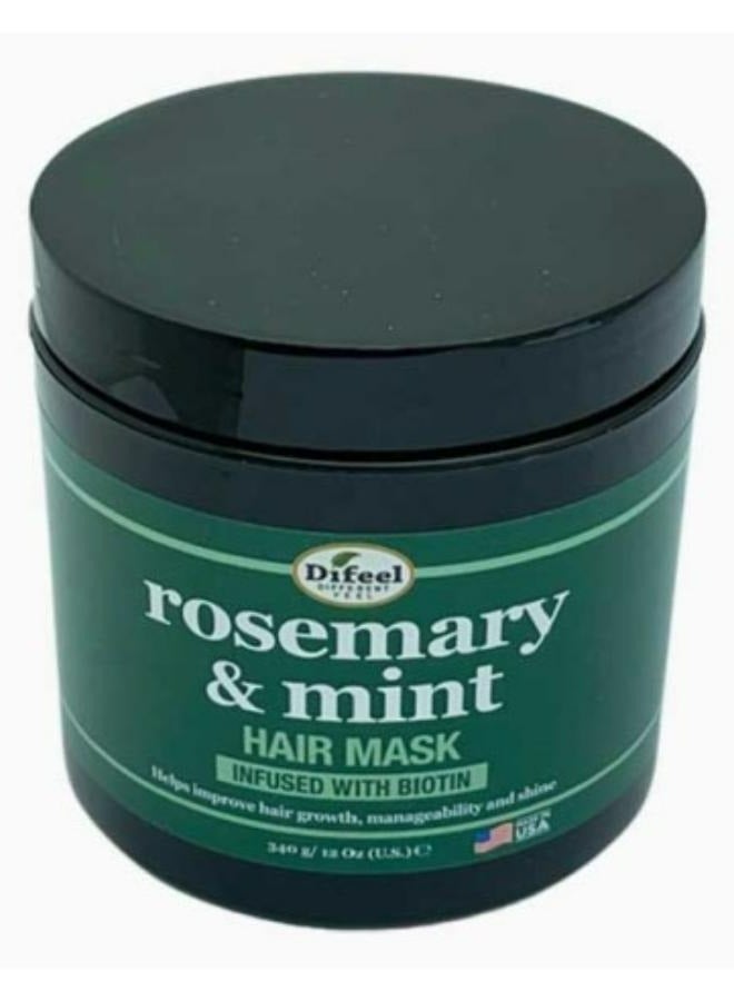 Rosemary Mint Strengthening Hair Mask with Biotin 340 g