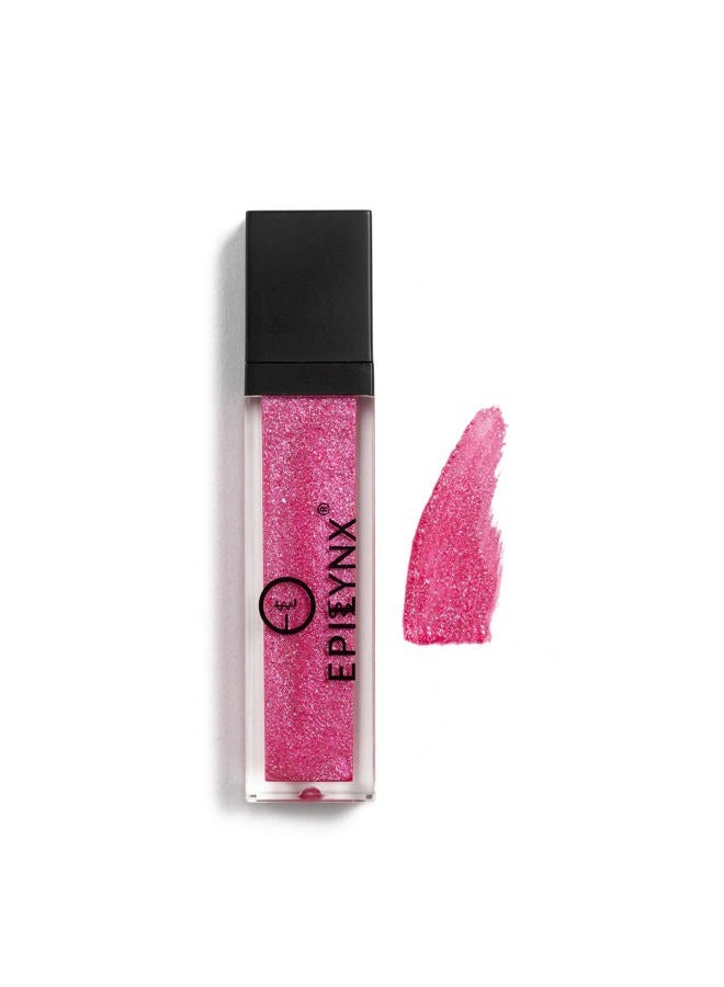 Vegan Glitter & Matte Liquid Lip Gloss - Moisturizing Formula for Hydration & Long Lasting Wear - Cruelty Free, Paraben Free, Gluten Free - Sweet Tooth Fuchsia Pink by Dr. Liia