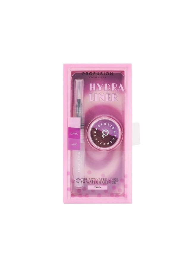 Water Activated Liner Duo- Two-Tone Liners Included Refillable Water Brush (Taro)