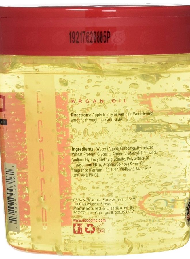 Styling Gel, Argan Oil, 24 Ounce