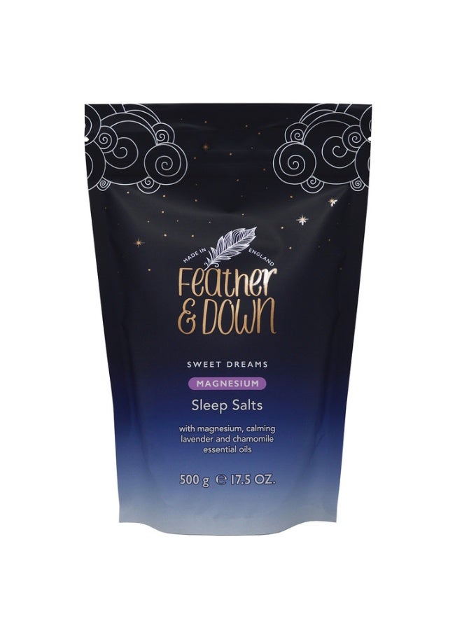 Sweet Dreams Magnesium Sleep Salts (500g) – with Magnesium Calming Lavender And Chamomile Essential Oils Relieve Stress And Tension Encourages a Restful Night’s Sleep