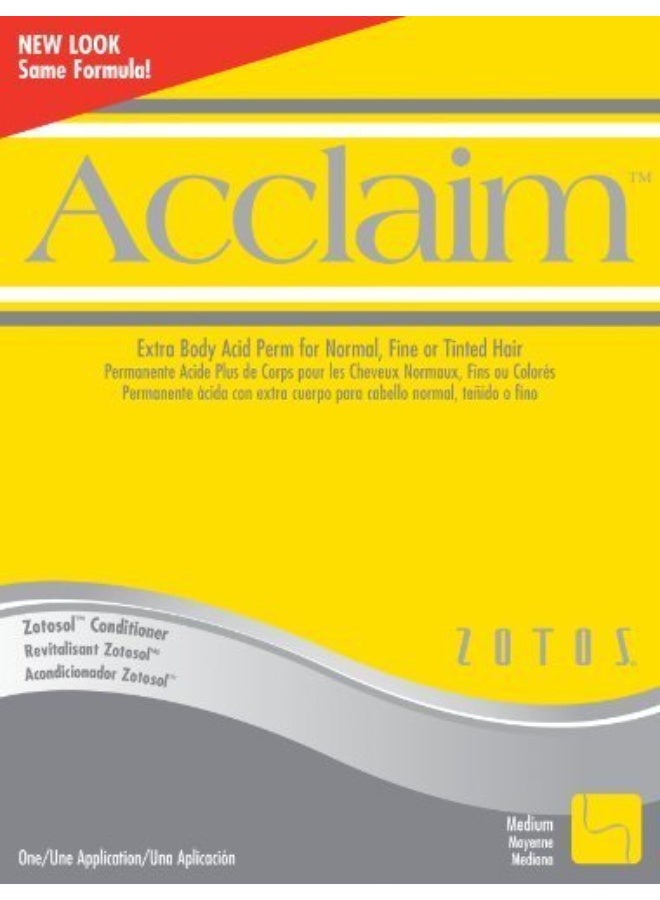 Zotos Acclaim Extra Body Acid Perm for Normal,fine or Tinted Hair by Zotos