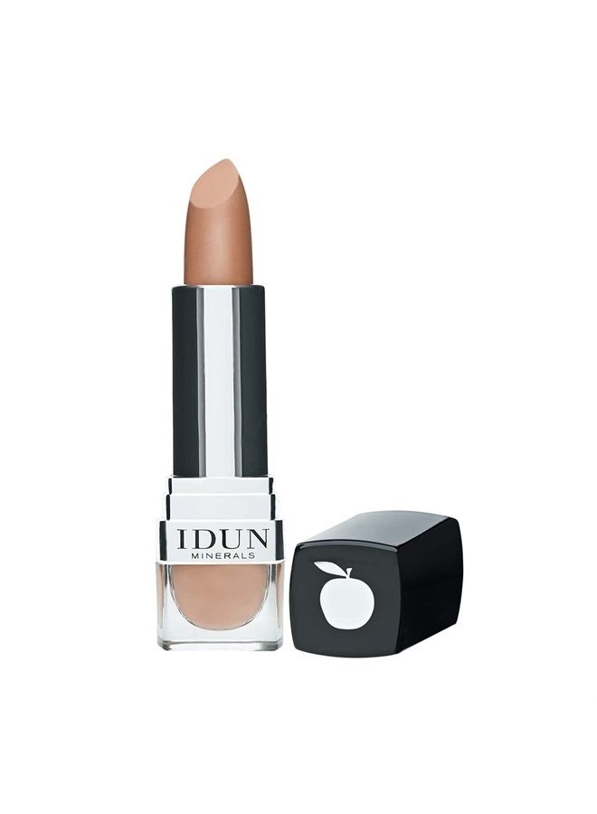 Matte Lipstick - Vegan Formula - Highly Pigmented - Nourishes, Hydrates And Softens Lips - Long Lasting Wear - Suitable For All Skin Types - Hjortron - 0.14 Oz, Beige