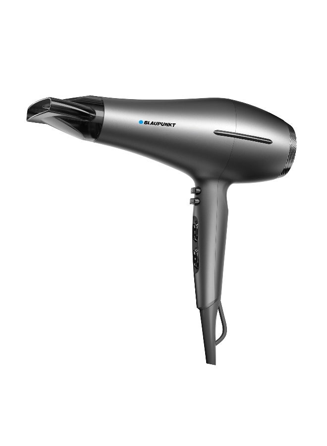 Blaupunkt Professional Hair Dryer 2400W – Ionic Function, 3 Heat & 2 Speed Settings, Cool Shot, Diffuser & Concentrator Attachments, Lightweight Design, Removable Filter-SDP730