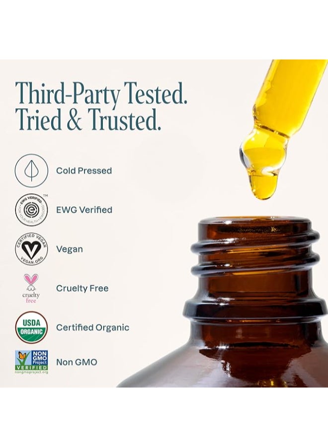 Organic Rosehip Seed Oil (1 oz), 100% Pure & Cold-Pressed, Face, Skin & Hair Moisturizing Oil - image 5