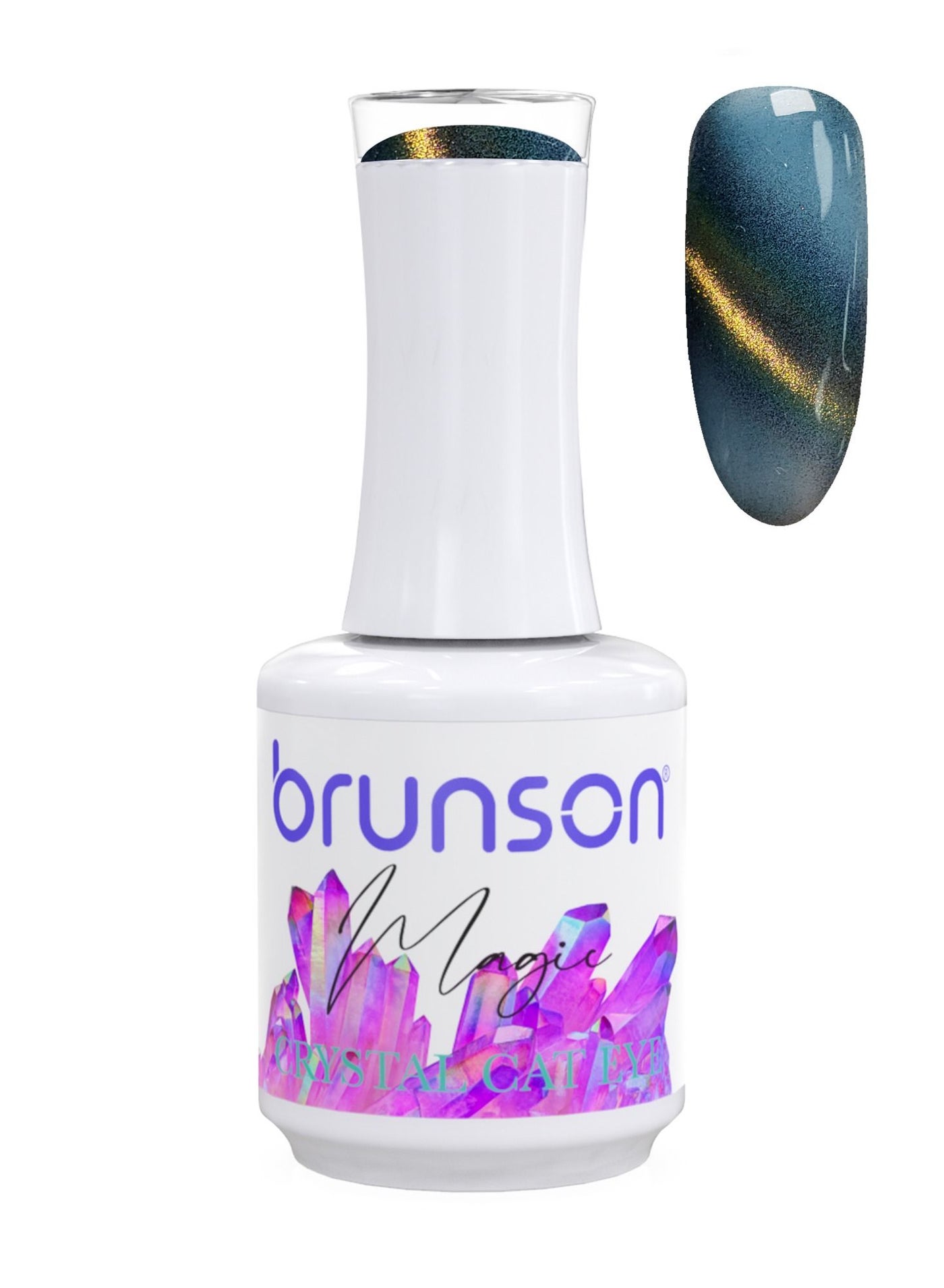 Gel Nail Polish, Cat Eye 9D gel Polish Long Lasting  Chip Resistant Requires Drying Under UV LED Lamp 18ml