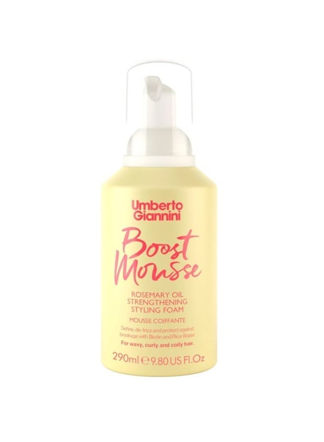 Boost Mousse Rosemary Oil Strengthing Styling Foam 290ml