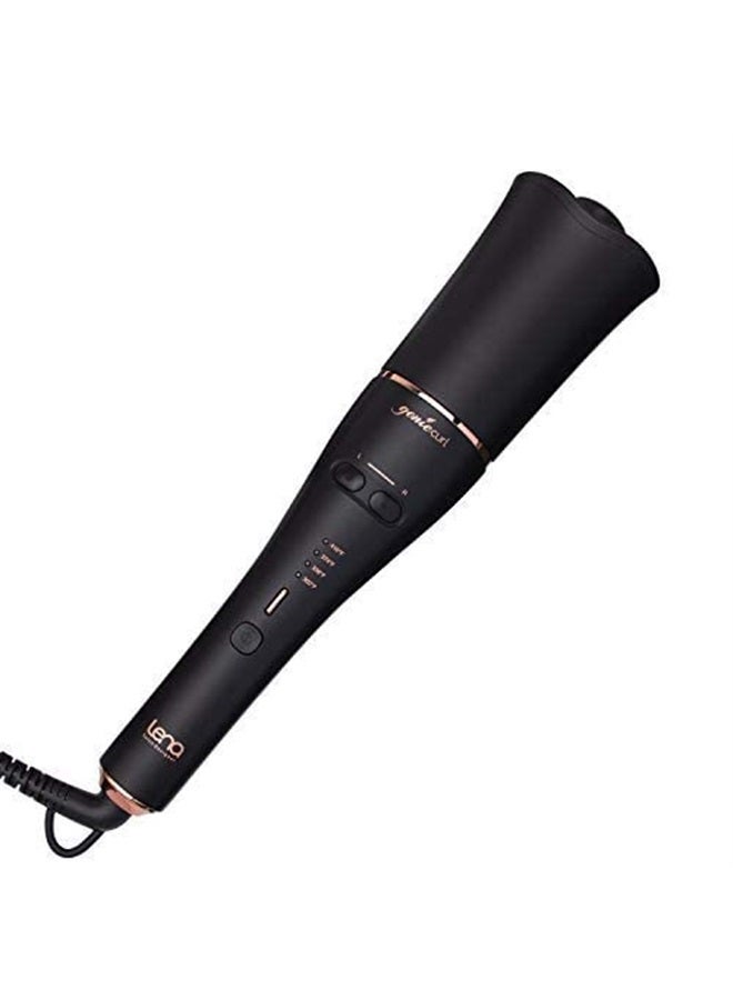 Lena Geniecurl Auto Hair Curling Wand with Ceramic Ionic Barrel & Smart Anti-Stuck Sensor, Professional Hair Curler Styling Tool for Long & Medium-Length Hair