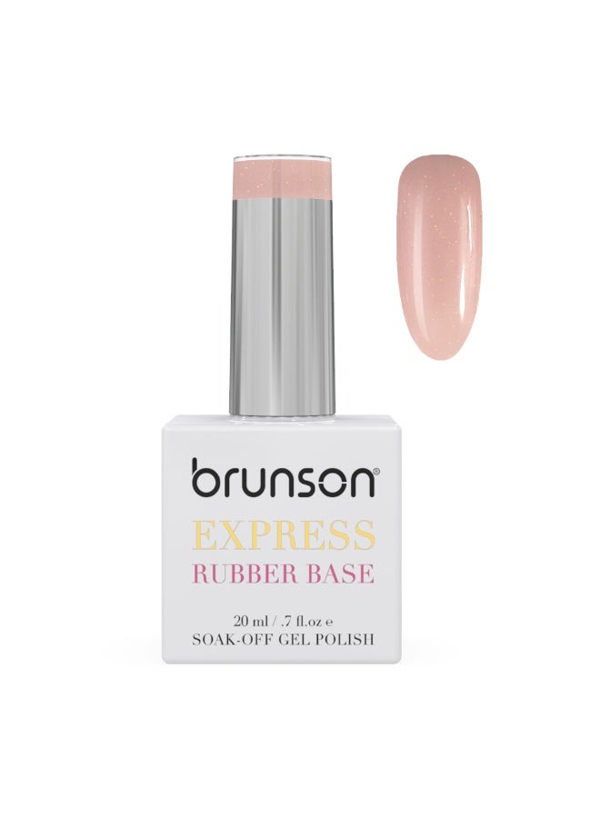 Rubber Base Gel Nail Polish 20Ml - French Rubber Base Coat Long-Lasting, Durable And Chip-Resistant Nail Strengthener Gel Nail Polish Base Coat For Manicure And Pedicure