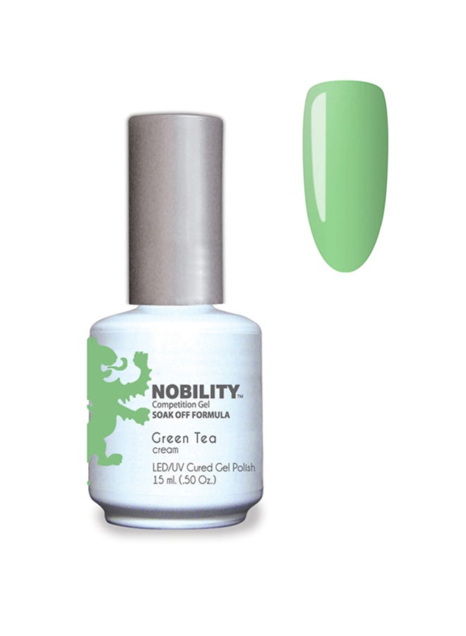 Nobility Soak Off Green Tea Color Pistachio Green Cream UV Led Cured Nail Polish 15 ml Nbgp166