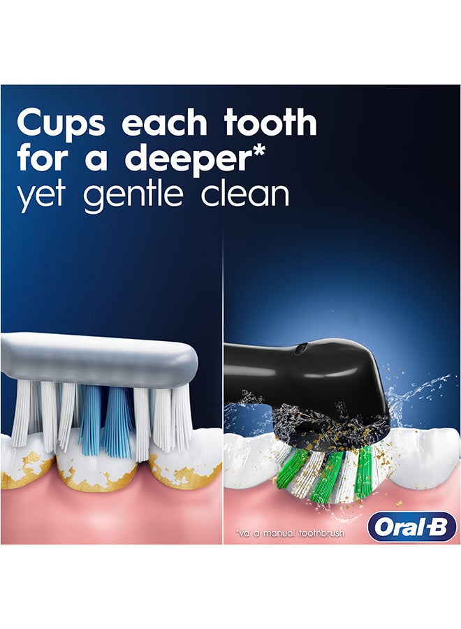 Vitality 300 Protect 360° Deeper Clean Rechargeable Electric Toothbrush, Pack of 1 - Black - image 3