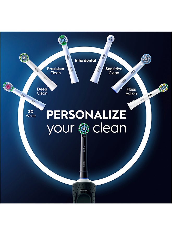 Vitality 300 Protect 360° Deeper Clean Rechargeable Electric Toothbrush, Pack of 1 - Black - image 5