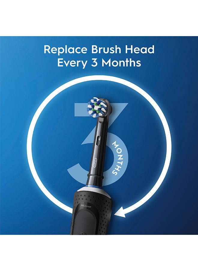 Vitality 300 Protect 360° Deeper Clean Rechargeable Electric Toothbrush, Pack of 1 - Black - image 6