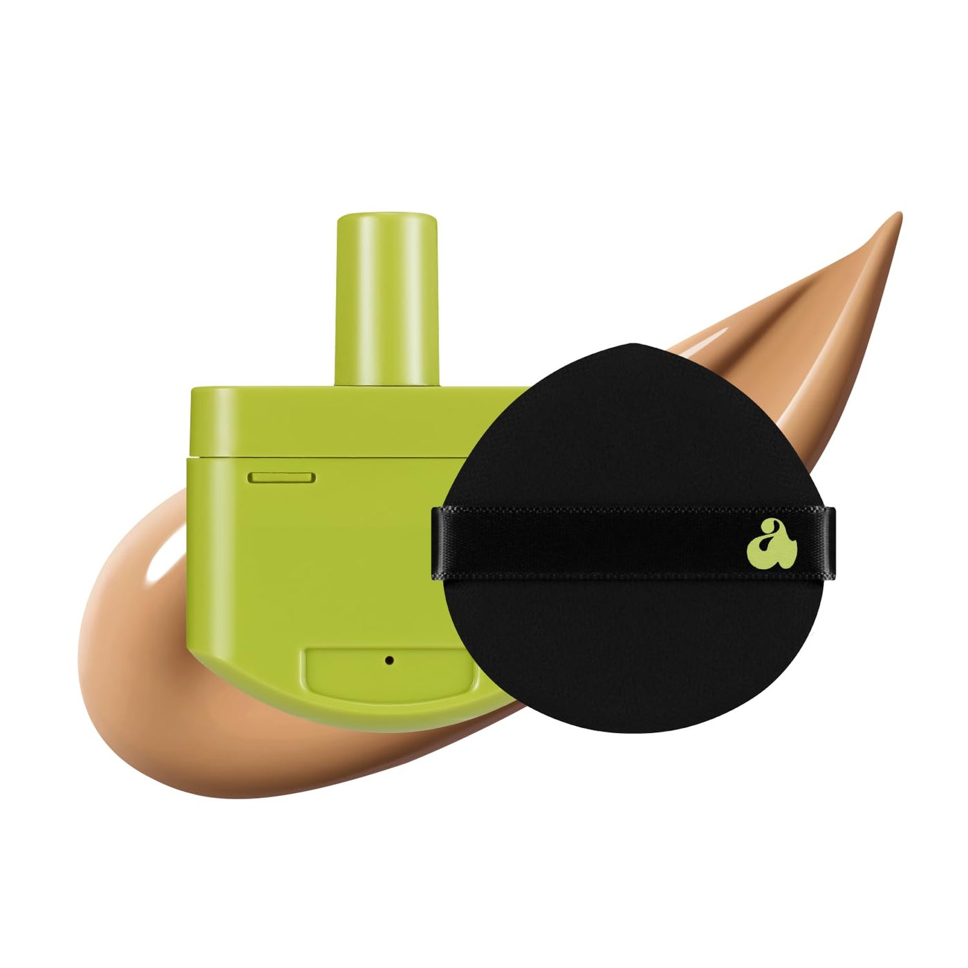 Unleashia Foundation Makeup Healthy-Green Cushion - 15 g, Lightweight Buildable Coverage, Vegan, Natural Satin Finish(27W)