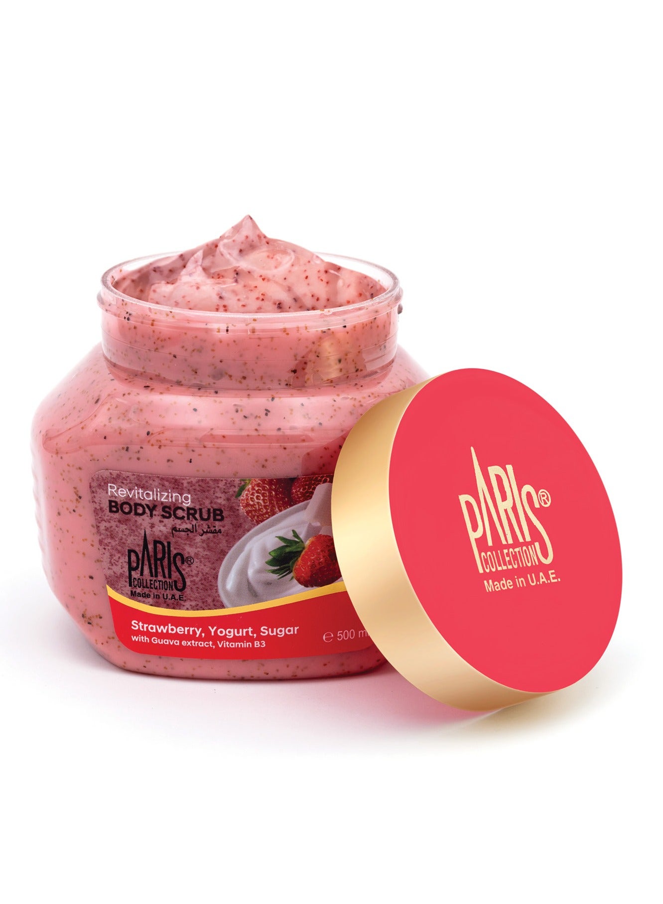 Strawberry Yogurt Sugar Scrub Unisex 500ml