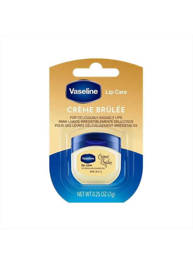 Lip Balm for Instantly Soft Smooth Lips Crème Brûlée Lip Balm Locks In Moisture to Improve Hydration 0.25 oz