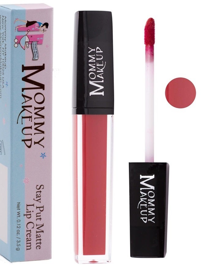 Stay Put Matte Lip Cream | Kiss-Proof/Mask-Proof Matte Lipstick - a true classic red [Marilyn]