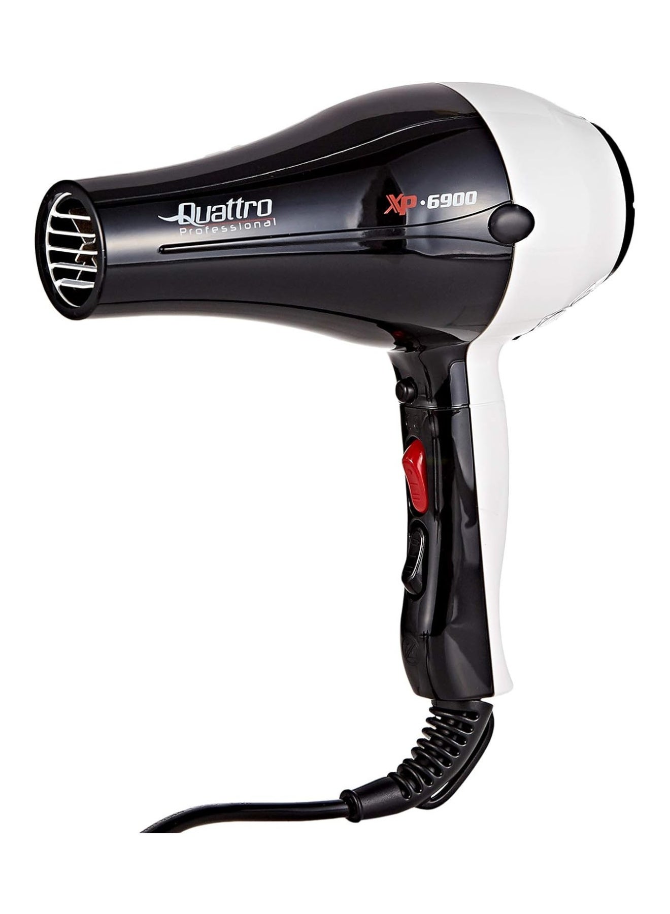 Professional Hair Dryer Xp 6900-3Maua670529590, Black And White