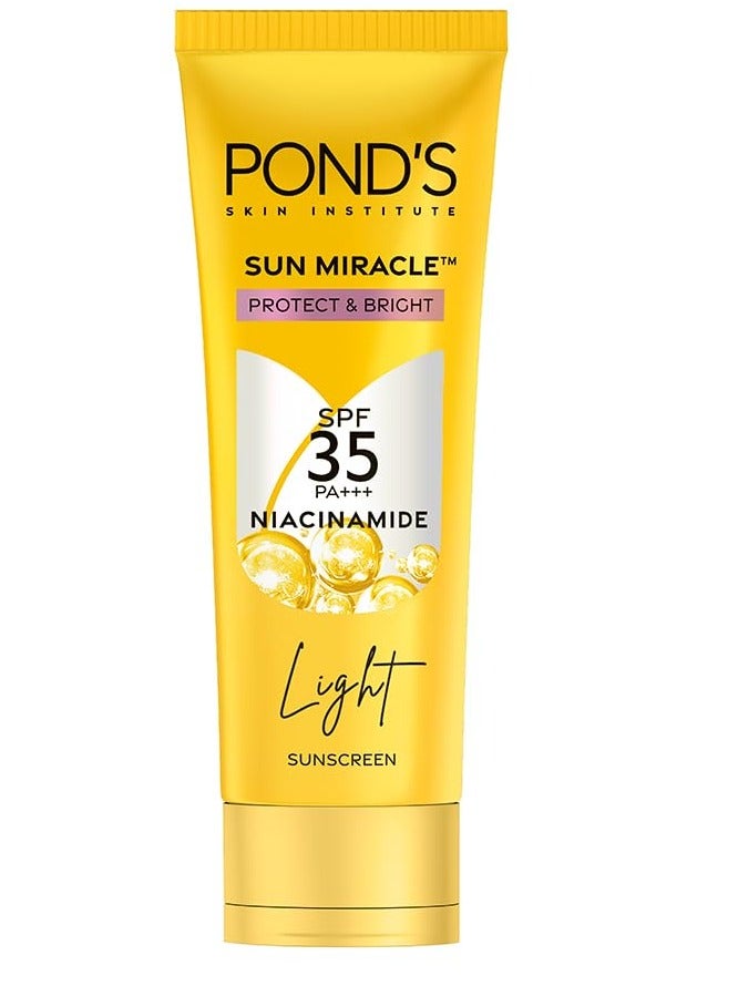 Sun Miracle Light Sunscreen For All Skin-Protect, No White Cast 50 G,1 Count