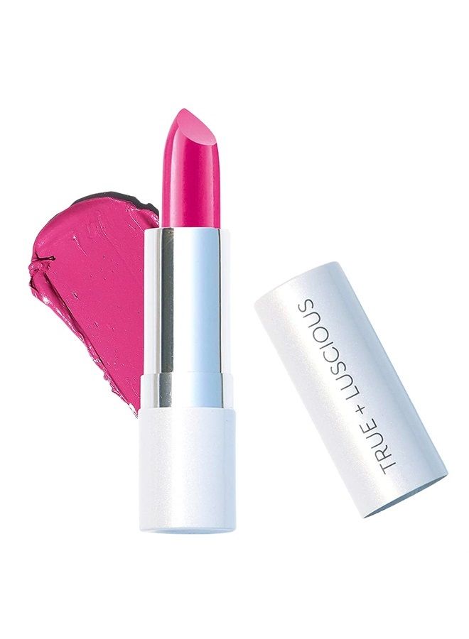 Super Moisture Lipstick – Clean, Vegan and Cruelty Free – Lasting Hydration for Dry Lips with a Satin Finish – Wild Rose