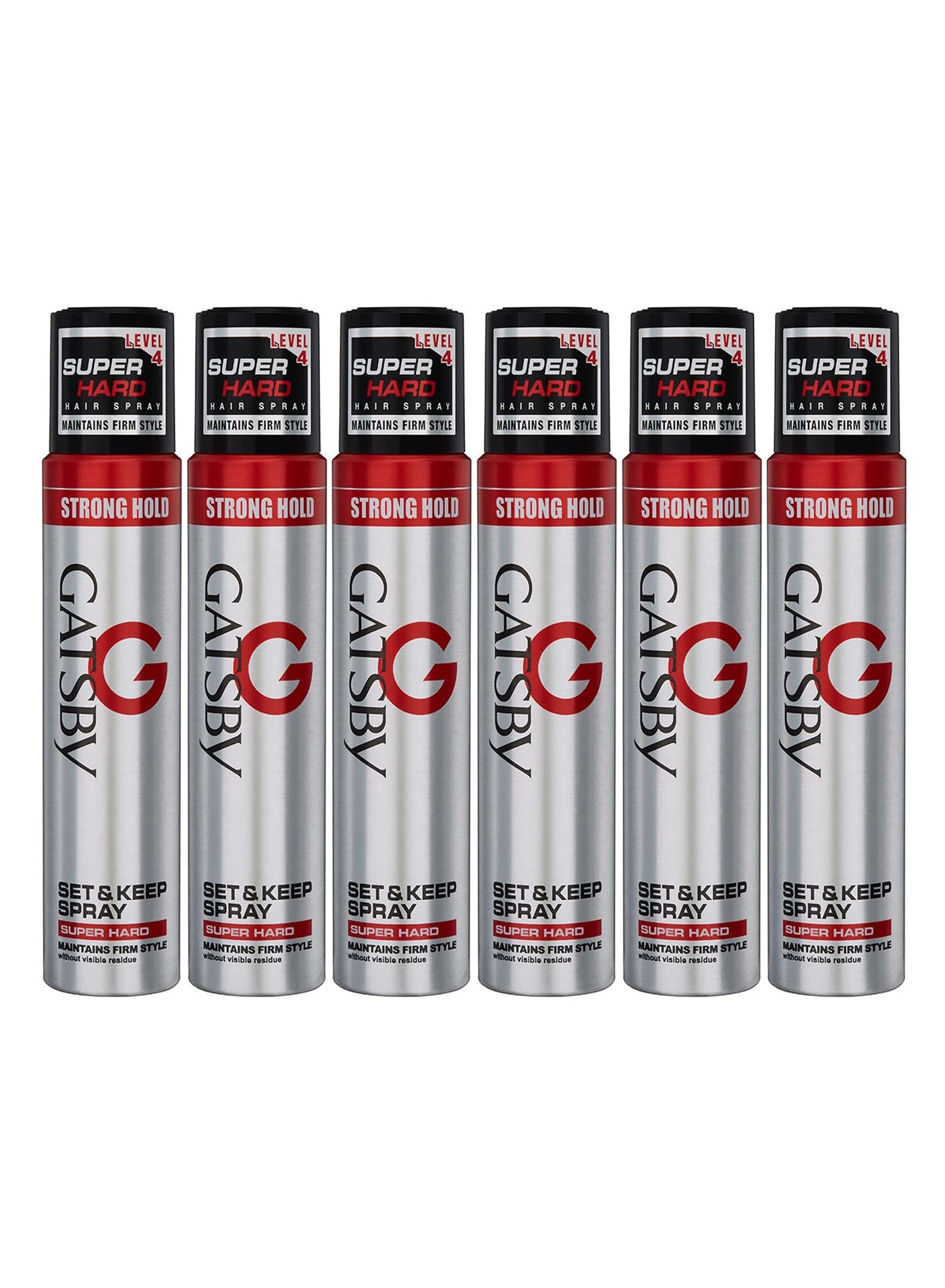 Super Hard Set And Keep Spray 250ml (Pack of 6)