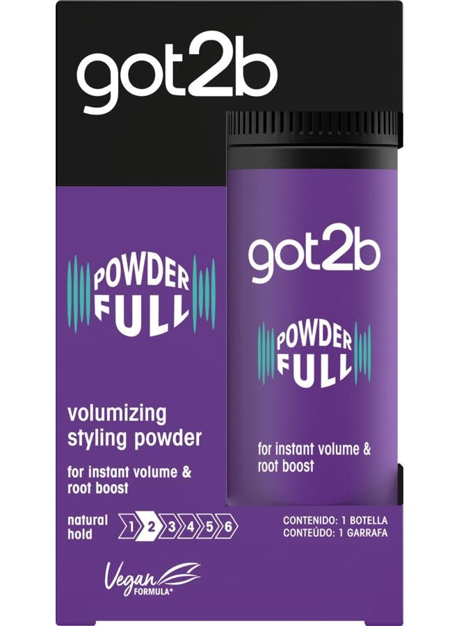 Schwarzkopf Powder'ful Unisex Root Hair Styling Powder, For Instant Volume and Root Boost, Vegan, 10g
