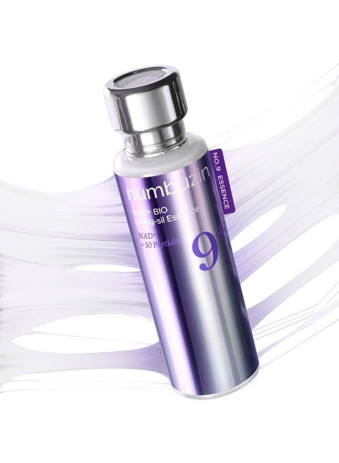 No.9 Essence | NAD+ BIO Lifting-sil Essence | Lifting, Firming, Wrinkles, Fine Lines, Elasticity | Peptides, NAD+ | Serum for Aging, Dull Skin | 30ml