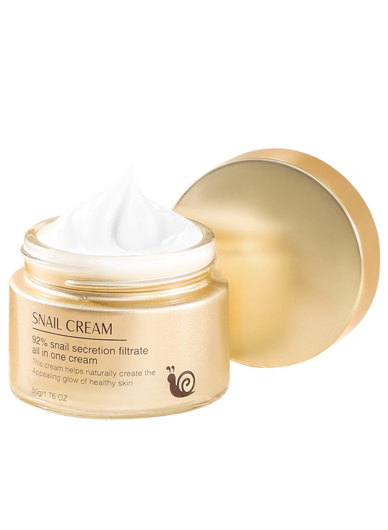 Snail Mucin Face Cream for Acne Scars and Dark Spots Brightening Repair Moisturizer Improves Skin Texture