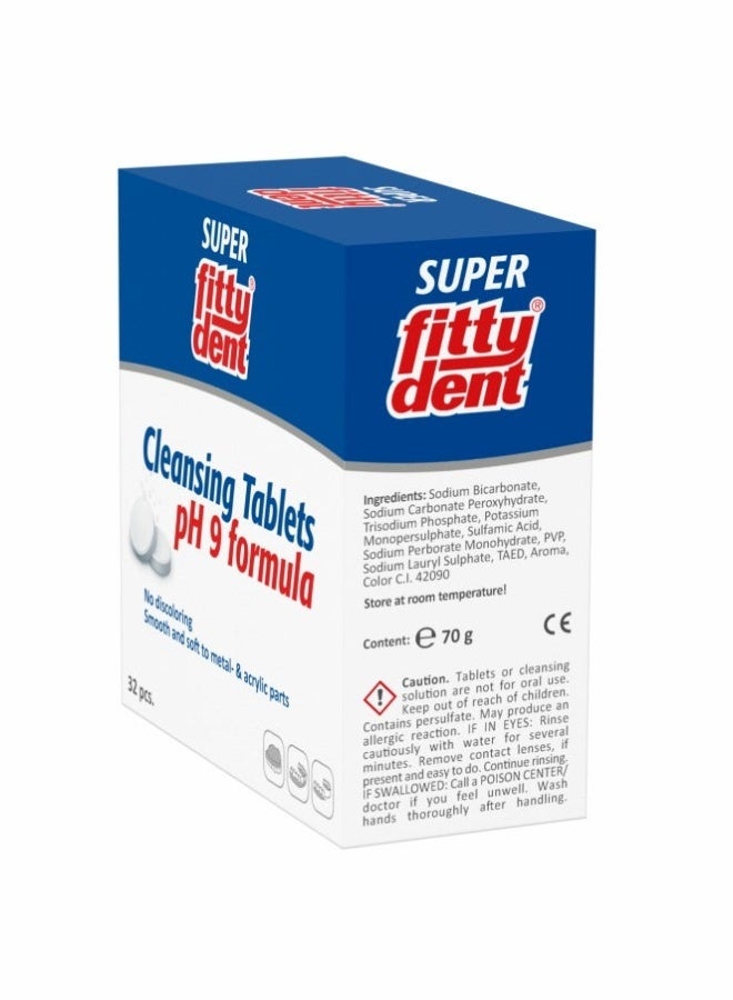 Fitty Dent Super Cleansing Tablets, 32 Tablets - image 2