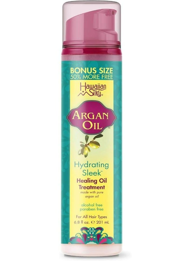 Hawaiian Silky Argan Oil Hydrating Sleek Healing Oil Treatment 201 ML