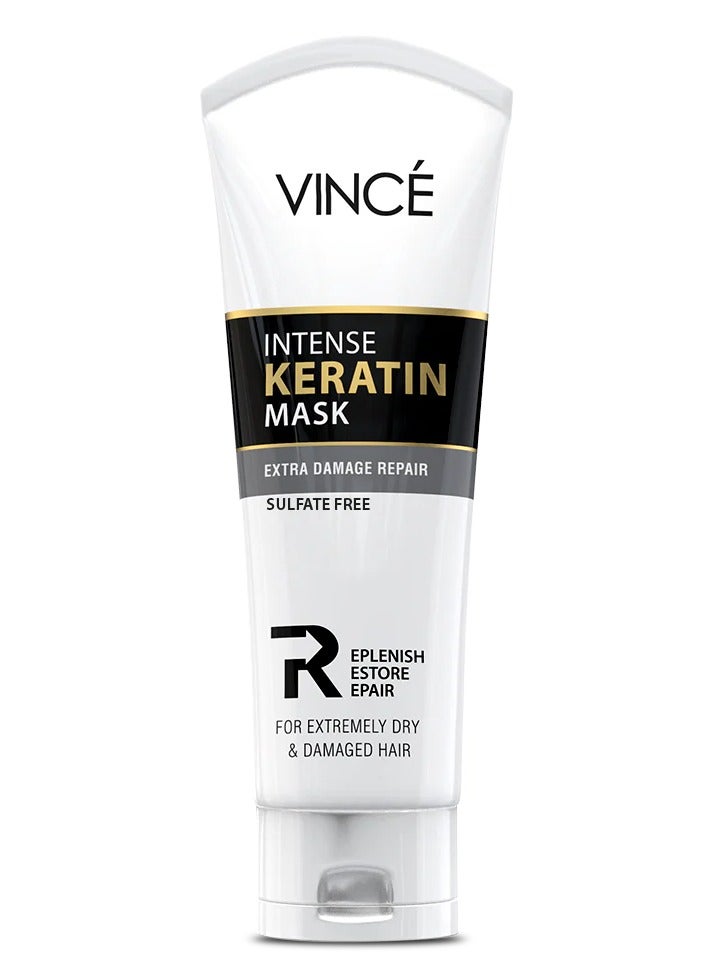 Keratin Hair Mask – Deep Conditioning & Intensive Repair for Dry, Frizzy, & Damaged Hair – Nourishes and Restores Moisture, Softness & Shine – Reduces Breakage – Paraben-Free, 200ml