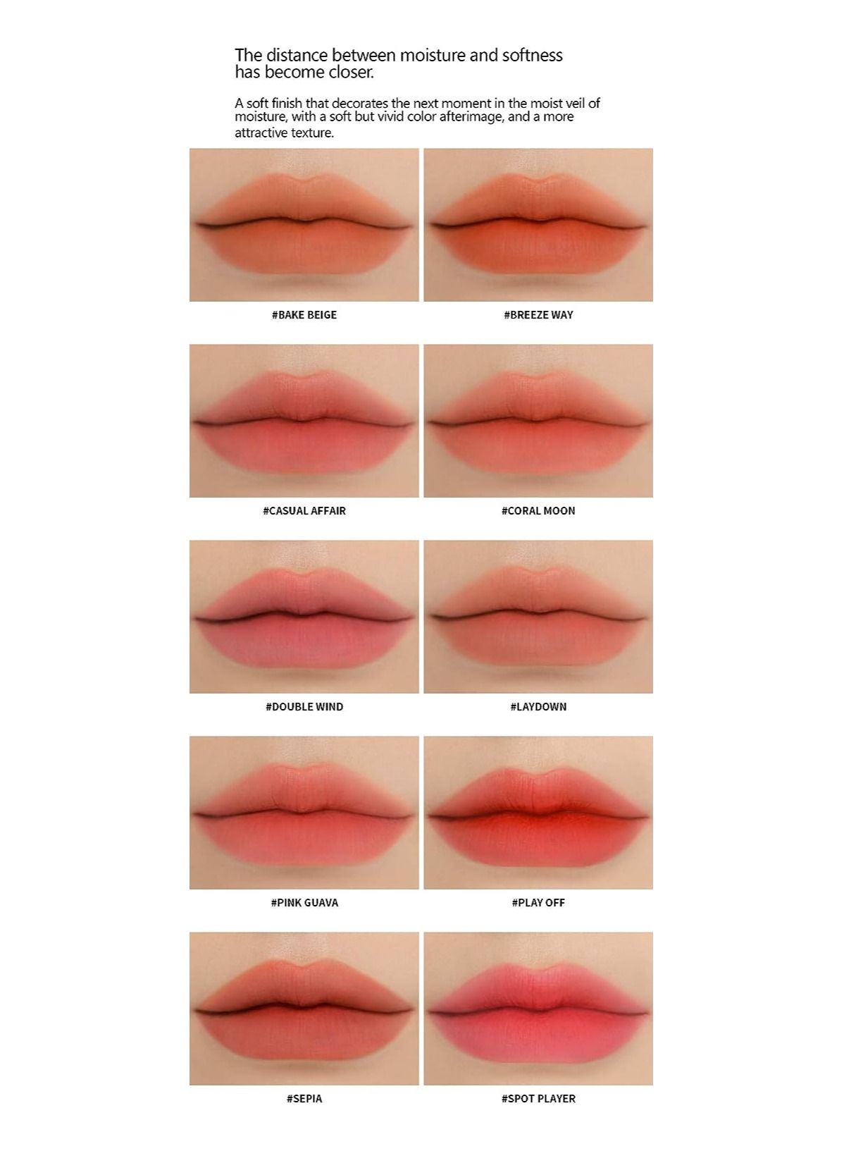 BLUR WATER TINT(4.6g) soft lip with less smear with a blurry finish (#PINK GUAVA) with sun cream(1ml*3ea) with sun cream(1ml*3ea)