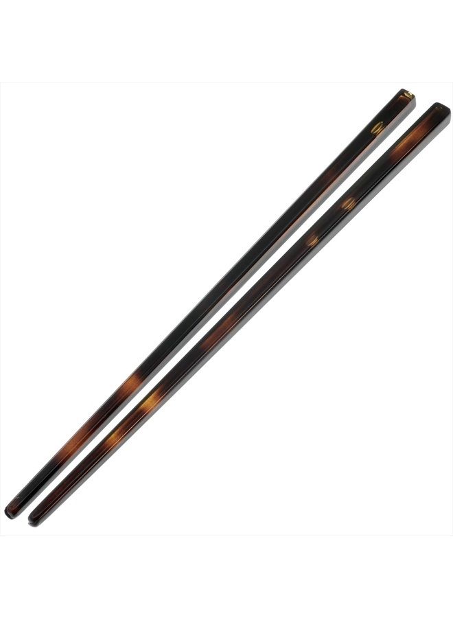 Paris AD28/2 French Twist Stick Hair Pin, Set of 2 Tortoise Shell, Girls Chopsticks Hair Pins for Spiral Updo Bun, Fashion Flexible Durable Styling Hair Accessories for Women, Made in France