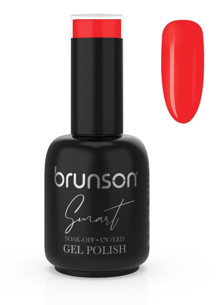 Gel Nail Polish, 15ml Smart Gel Nails Glossy Shine Finish Long Lasting Soak off UV/LED Gel Polish for Nail Art French Manicure Pedicure Salon Quality Chip Resistant Gel Nail Extensions UV Gel  BSN478