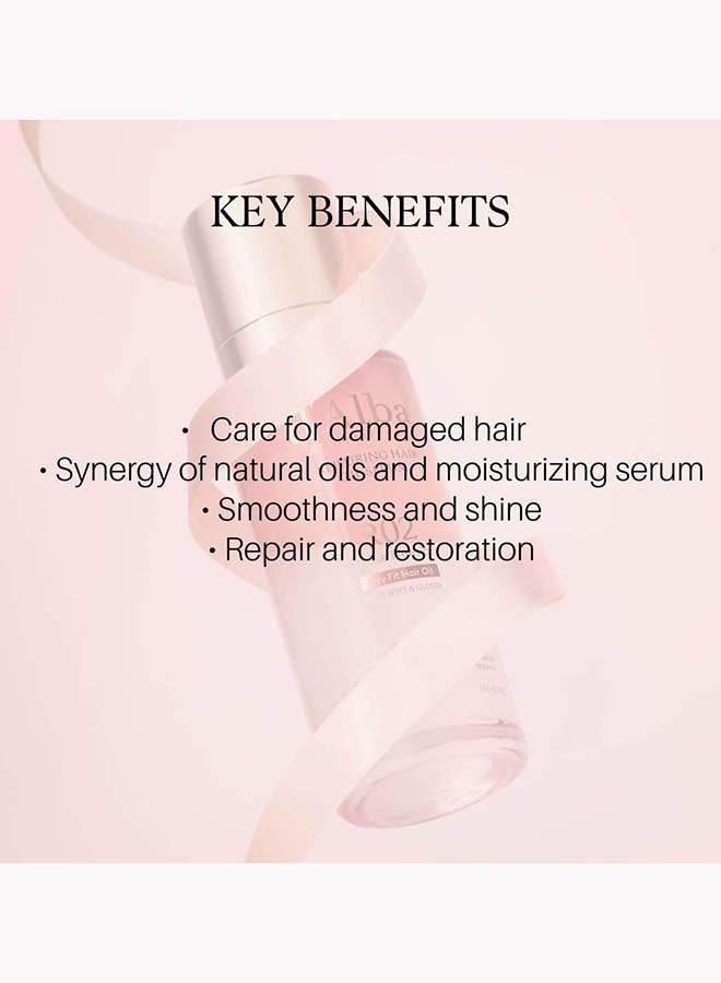 Professional Repairing Hair Oil Serum Lightweight Leave-In Oil for Dry, Damaged Hair, Deep Nourish & Gloss Finish with Keratin Complex & Amino Acids, Vegan formula 75ml - image 4