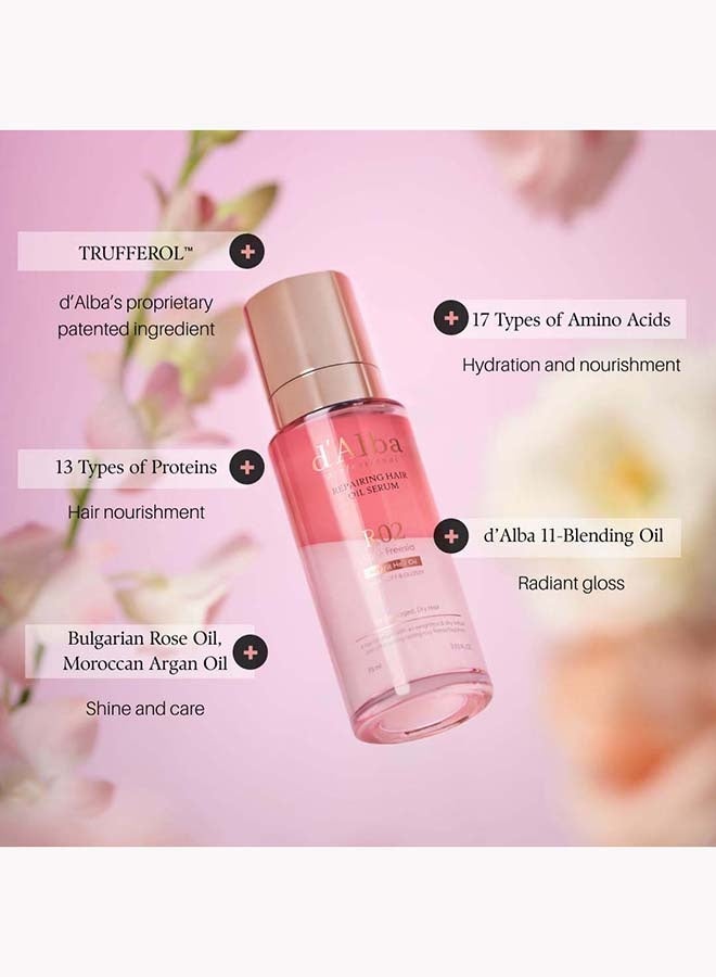 Professional Repairing Hair Oil Serum Lightweight Leave-In Oil for Dry, Damaged Hair, Deep Nourish & Gloss Finish with Keratin Complex & Amino Acids, Vegan formula 75ml - image 7
