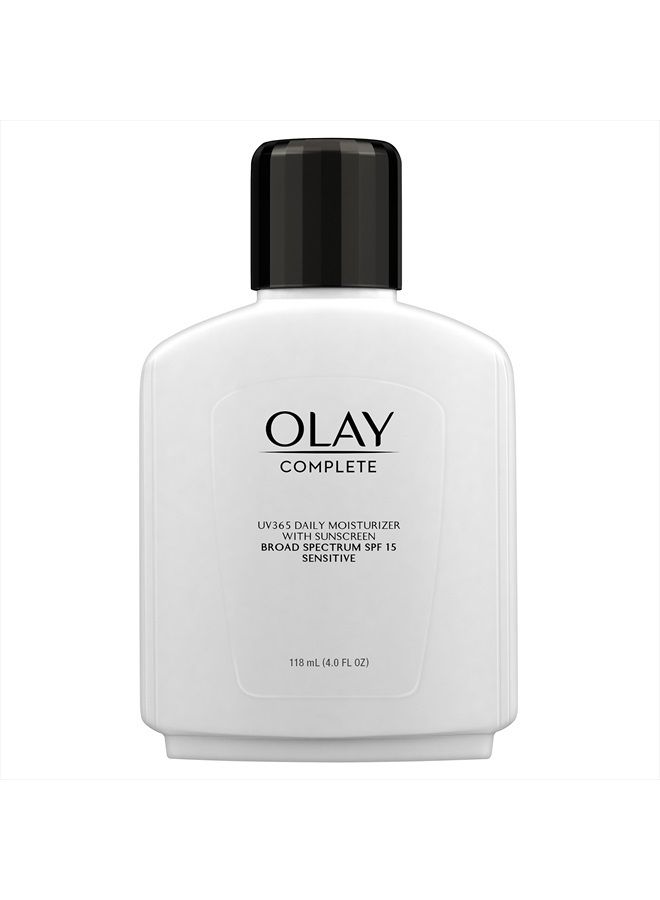 Face Moisturizer by Olay, Complete All Day Moisturizer With Sunscreen Broad Spectrum SPF 15 - Sensitive, 4 fl. Oz, 1 unit
